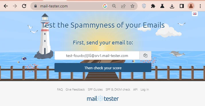 mail-tester.com pick mail