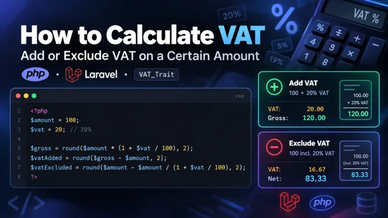 How to calculate VAT | Add or Exclude VAT on Certain Amount 💶