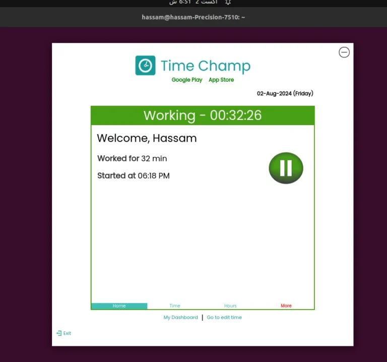 Install TimeChamp & fix issue of nohup.out logs on Linux Ubuntu